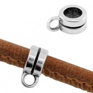 Anillo met&aacute;lico DQ con anilla &Oslash;3.8mm Plata vieja (sin n&iacute;quel)