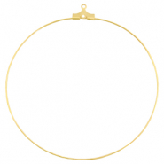 Fornituras met&aacute;licas DQ colgante/pendiente criolla 60mm oro (sin n&iacute;quel)