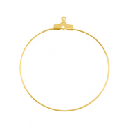 Fornituras met&aacute;licas DQ colgante/pendiente criolla 40mm oro (sin n&iacute;quel)