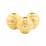 Abalorios metálicos DQ bola 6mm Dorado (sin níquel)