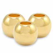 Abalorios met&aacute;licos DQ 2.5mm Dorado (sin n&iacute;quel)