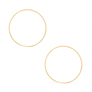 Fornituras met&aacute;licas DQ anillo cerrado 10mm Dorado (sin n&iacute;quel)