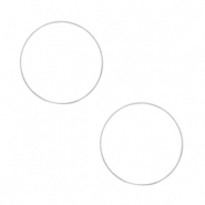 Fornituras met&aacute;licas DQ anillo cerrado 10mm Plata vieja (sin n&iacute;quel)