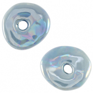 Abalorios de cerámica griega DQ dona Azul intenso