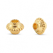 Abalorios metálicos DQ anillo separador Bali Dorado (sin níquel)