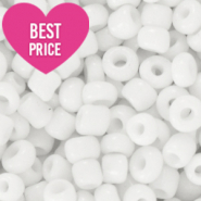 Rocalla cristal 6/0 (4mm) Blanco