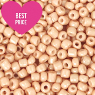 Rocalla cristal 8/0 (3mm) Melocot&oacute;n desnudo