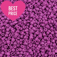 Rocalla cristal 12/0 (2mm) P&uacute;rpura ciruela de verano