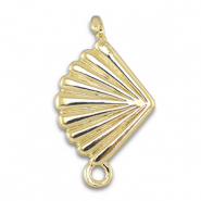 Metal TQ latón entrepieza abanico Dorado