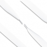 Cord&oacute;n de zapato trendy de sat&eacute;n Blanco