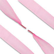 Cord&oacute;n de zapato trendy de organza Rosa