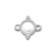 BY31&reg; Entrepieza Acero Inox con engaste para SS16 base plana Plateado