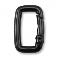 Fornituras coloridas de llavero rectángulo Negro