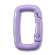 Fornituras coloridas de llavero rectángulo Púrpura