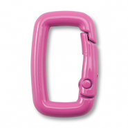 Fornituras coloridas de llavero rectángulo Rosa magenta