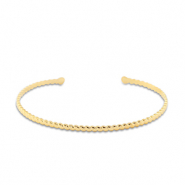 Pulseras Acero Inox bangle Dorado