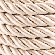 Cord&oacute;n trendy espiral 10mm Marr&oacute;n beige