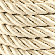 Cord&oacute;n trendy espiral 10mm Dorado champagne