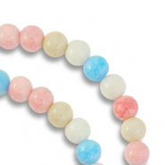 Abalorios de vidrio 6 mm Multicolor