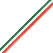 BY31&reg; Cinta con la bandera de Italia Verde-blanco-rojo-dorado