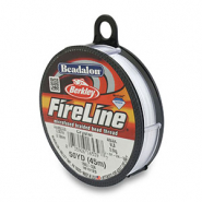 Beadalon hilo para enfilar Fireline 0.18mm Blanco