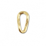 Fornituras Acero Inox entrepieza óvalo Dorado