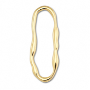 Fornituras Acero Inox entrepieza óvalo Dorado