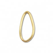 Fornituras Acero Inox entrepieza óvalo Dorado