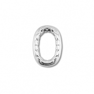 Fornituras Acero Inox entrepieza óvalo Plateado