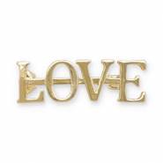 Broches "LOVE" Dorado