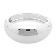 Pulseras met&aacute;licas Plateado