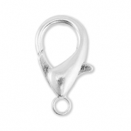 Fornituras metálicos DQ mosquetón Plateado vieja (sin níquel)