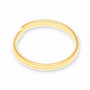 Fornituras met&aacute;licos DQ anillos dobles Dorado (sin n&iacute;quel)