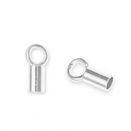 Fornituras met&aacute;licos DQ Eco-brass&reg; terminal Plateado vieja (sin n&iacute;quel)