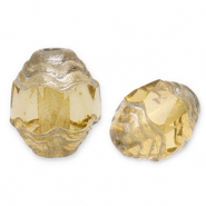 Abalorios Checos FPB &oacute;valo 7x6mm Light topaz