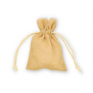 Bolso de joyer&iacute;a con glitter Dorado