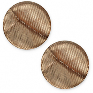 Cabuchón plano Polaris Elements 12 mm Las Vegas Marrón