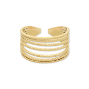 Anillos Acero Inox Dorado