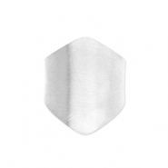 Anillos Acero Inox Plateado