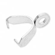 Fornituras acero inox enganche para colgante Plateado