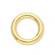 Fornituras acero inox anillo cerrado 5mm Dorado