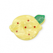 Accesorios pinza para el pelo lim&oacute;n Amarillo nacarado-verde-rojo oscuro