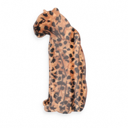 Accesorios pinza para el pelo leopardo Marr&oacute;n nacarado-negro