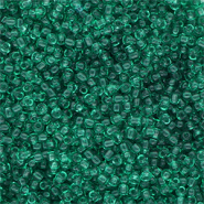 Rocalla&nbsp;cristal&nbsp;8/0&nbsp;(3mm) Verde transparente