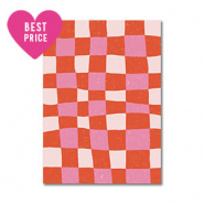 BY31&reg; Tarjetas para joyer&iacute;a cubitos Rojo-rosa claro-blanco