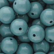 DQ Abalorios acrílicos 18 mm brillante Cameo blue 15-4414 TCX