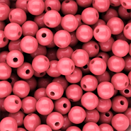 DQ Abalorios acr&iacute;licos 8 mm brillante Pink lemonade 16-1735 TCX