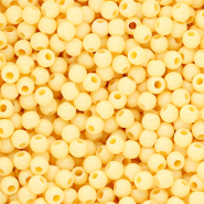 DQ Abalorios acr&iacute;licos 4 mm brillante Pastel yellow 11-0616 TPG