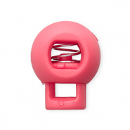 Fornituras coloridas abalorio stopper para cord&oacute;n bola Rosa