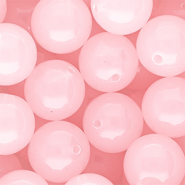 DQ&reg; Abalorios acr&iacute;licos 18 mm brillante Rosa claro